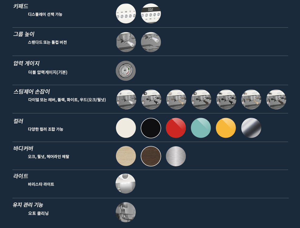 CREM EX-3 크렘 EX-3 다양한 디자인 및 스펙 옵션