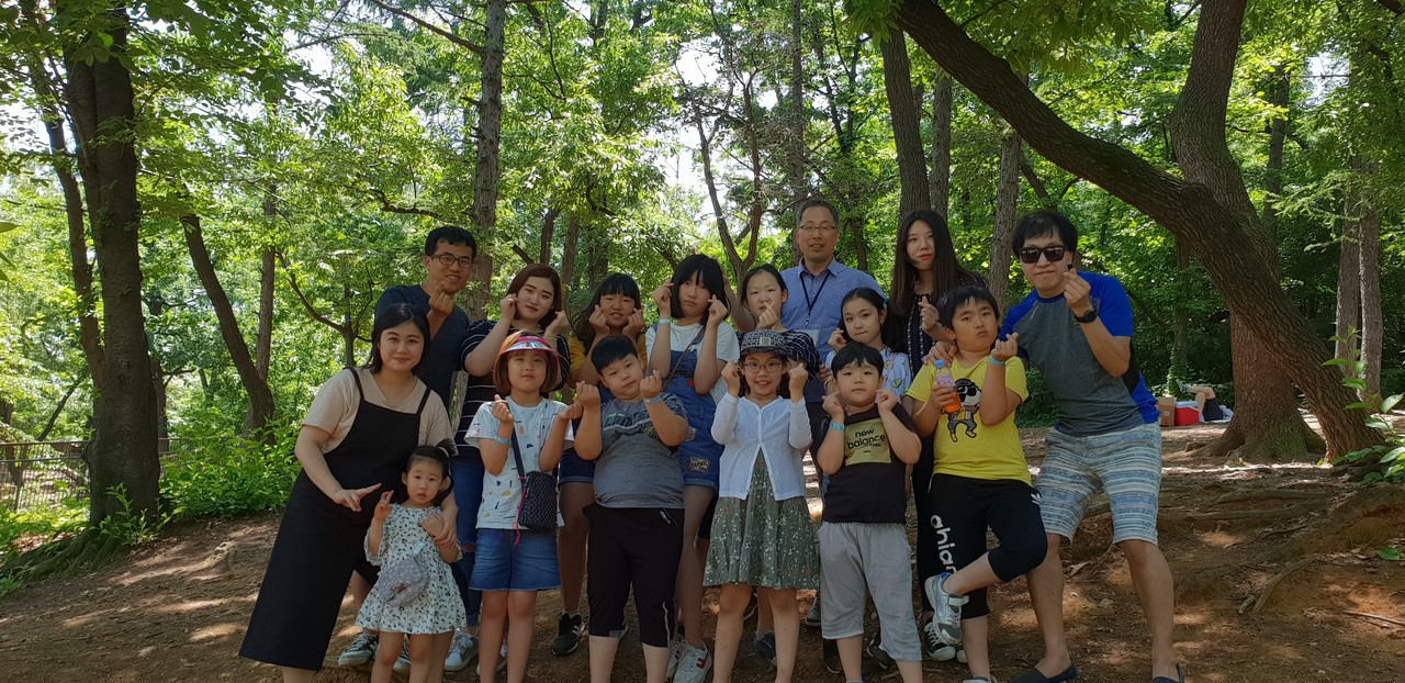 능동어린이 대공원에서