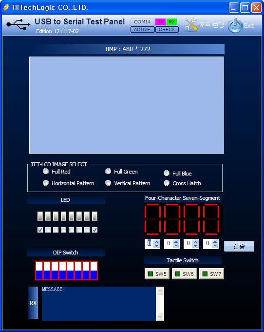 USB to Serial Test Panel