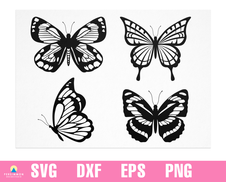 Download Butterfly Svg 4 Designs Butterfly Butterfly Stickers Butterfly Print Butterfly Clips Butterfly Top Butterfly Art Butterfly Stencil Hydnstudioã…£premium Digital Fashion Source Store