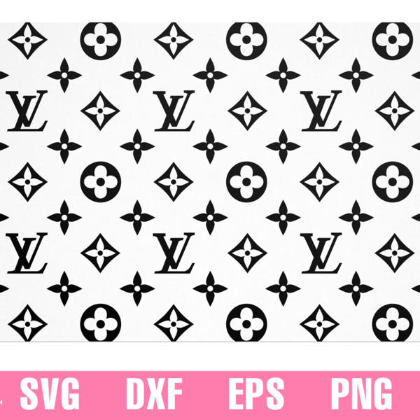 Lv Louis Vuitton Logo Svg 2 Colors Lv Pattern Svg Svg Files Hydnstudioã…£premium Digital Fashion Source Store