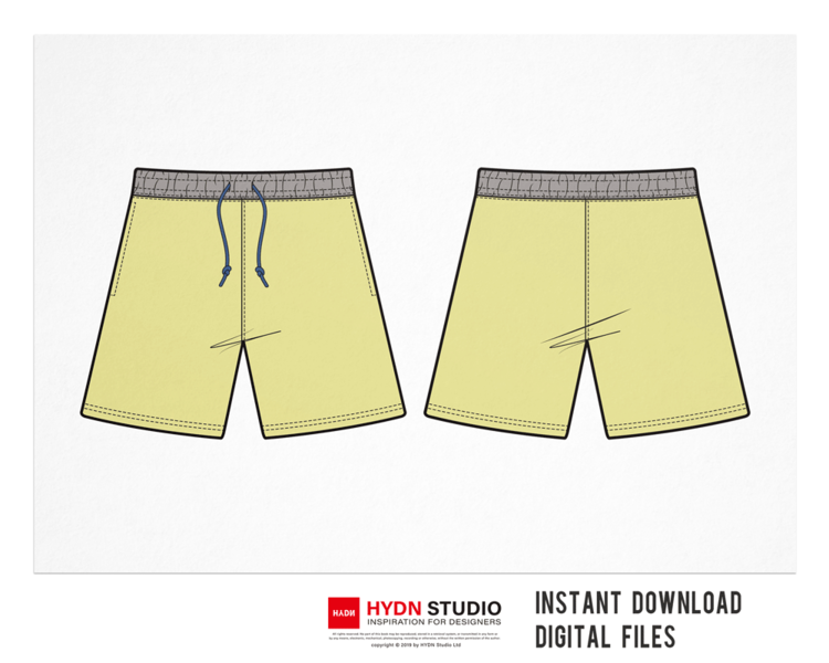 Chino Sartorial Suit Shorts Design Flat Sketch Vector Illustration Formal  Shorts Concept With Front And Back View Printed Walking Bermuda Shorts  Design Illustration Stock Illustration - Download Image Now - iStock