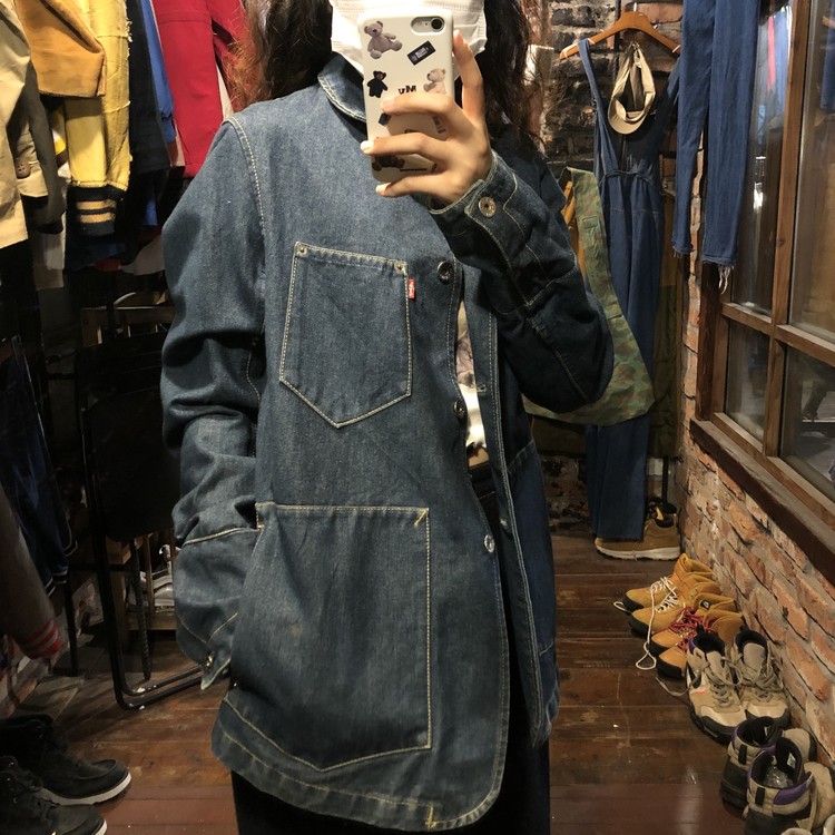 90s Levi's Denim Coverall Jacket (S / 95) : OLDCOMPANY(올드컴퍼니)