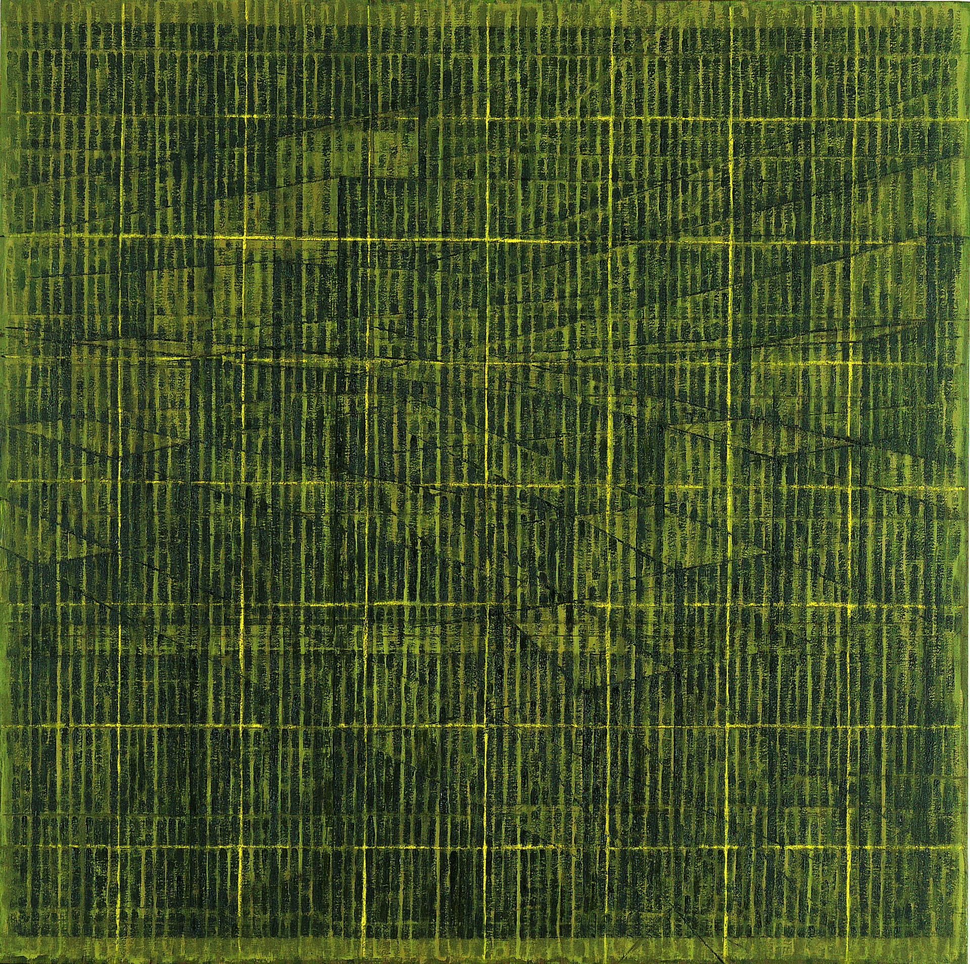 "풍경 9716" / 1997 / 160x160cm, Oil on Canvas