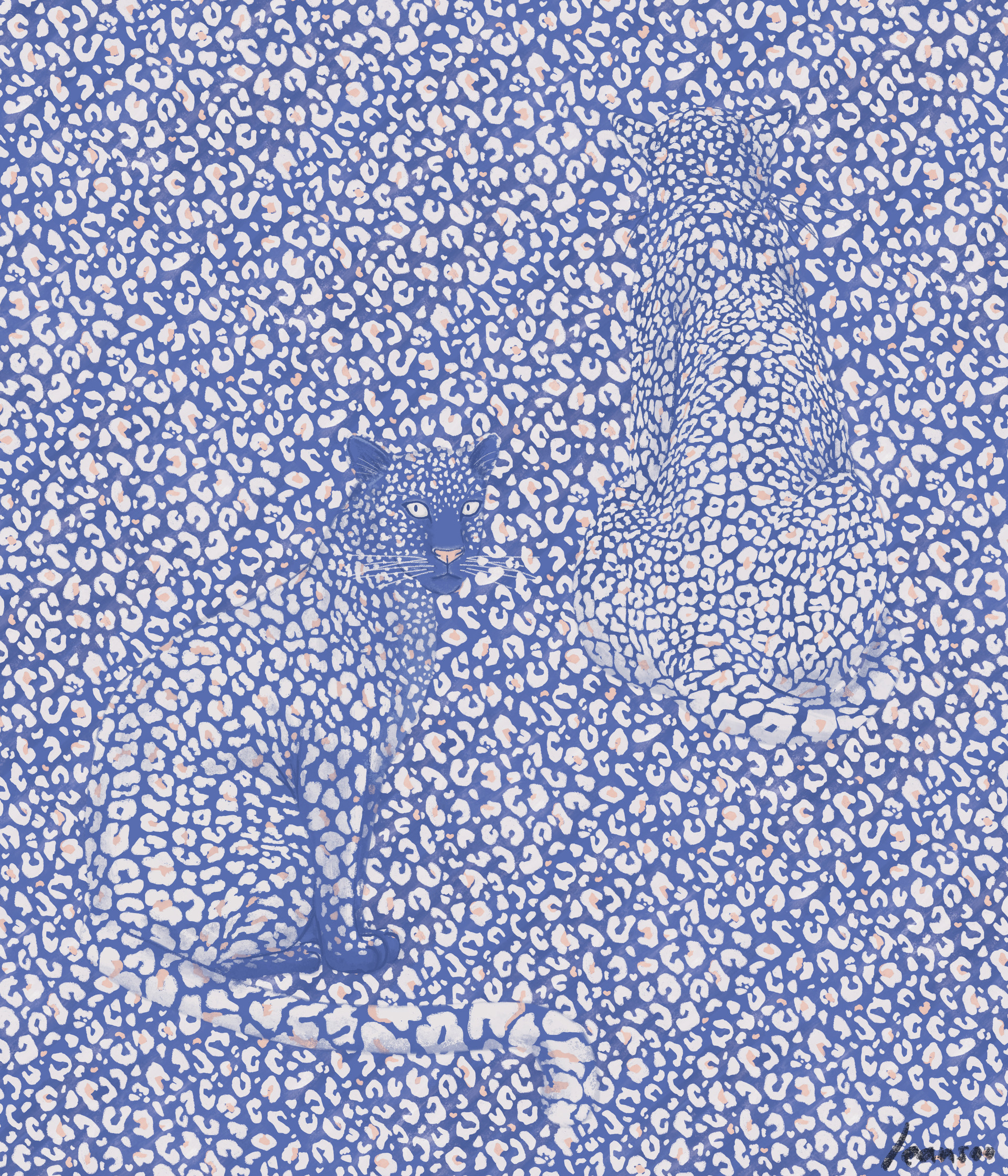 "Camouflage: Leopard B" / 12”x14” / Digital / 2020