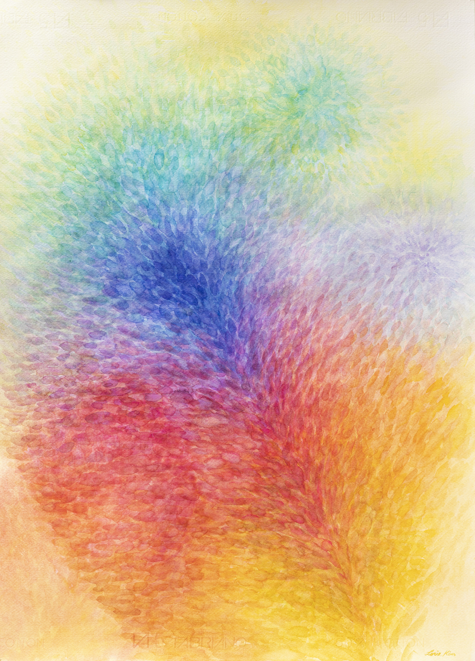 "Mind Nature-Bliss" / 50x70cm / Watercolor on paper / 2019