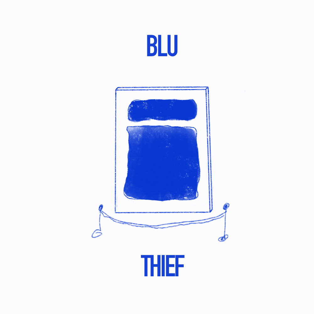 "Blue Thief" / Digital GIF / 2020