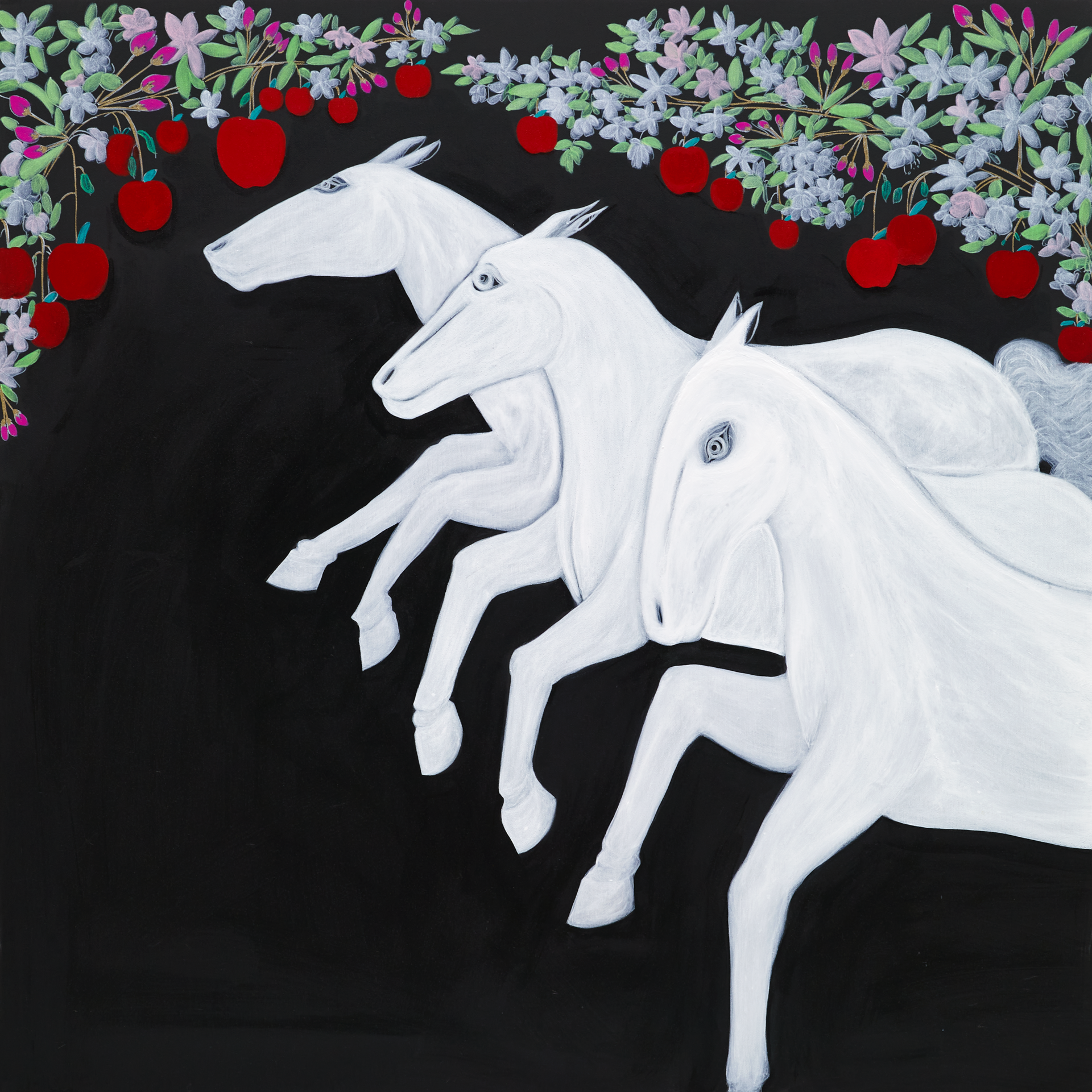 "우리는 지금 에덴으로 간다" / acrylic on canvas / 90X 90(cm)