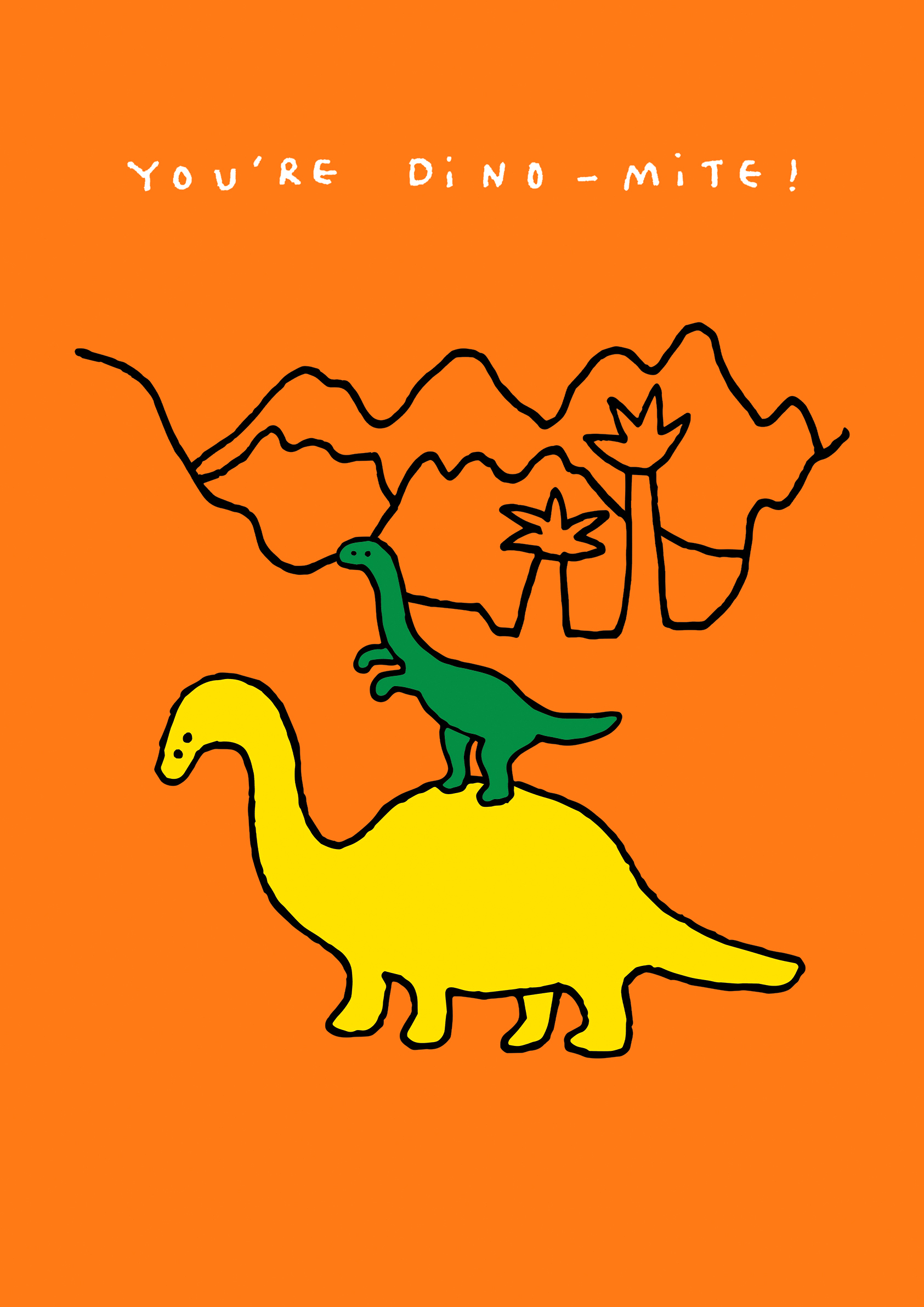 "Dinomite" / 594mm*841mm / Digital Drawing / 2020
