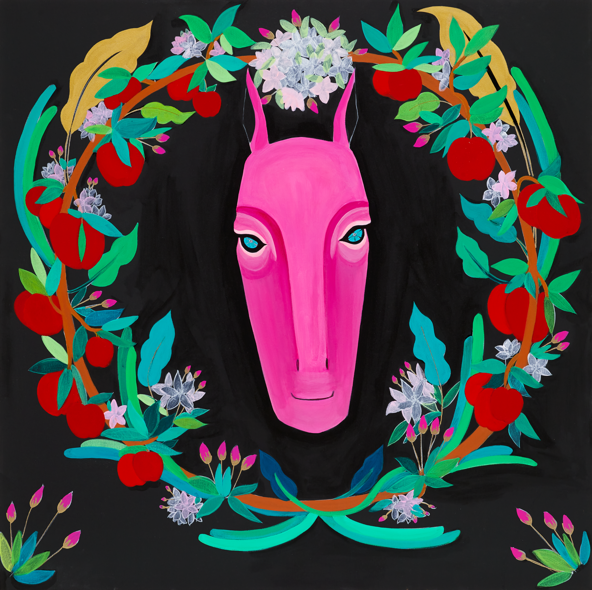 "EVE" / acrylic on canvas / 90 X 90(cm)