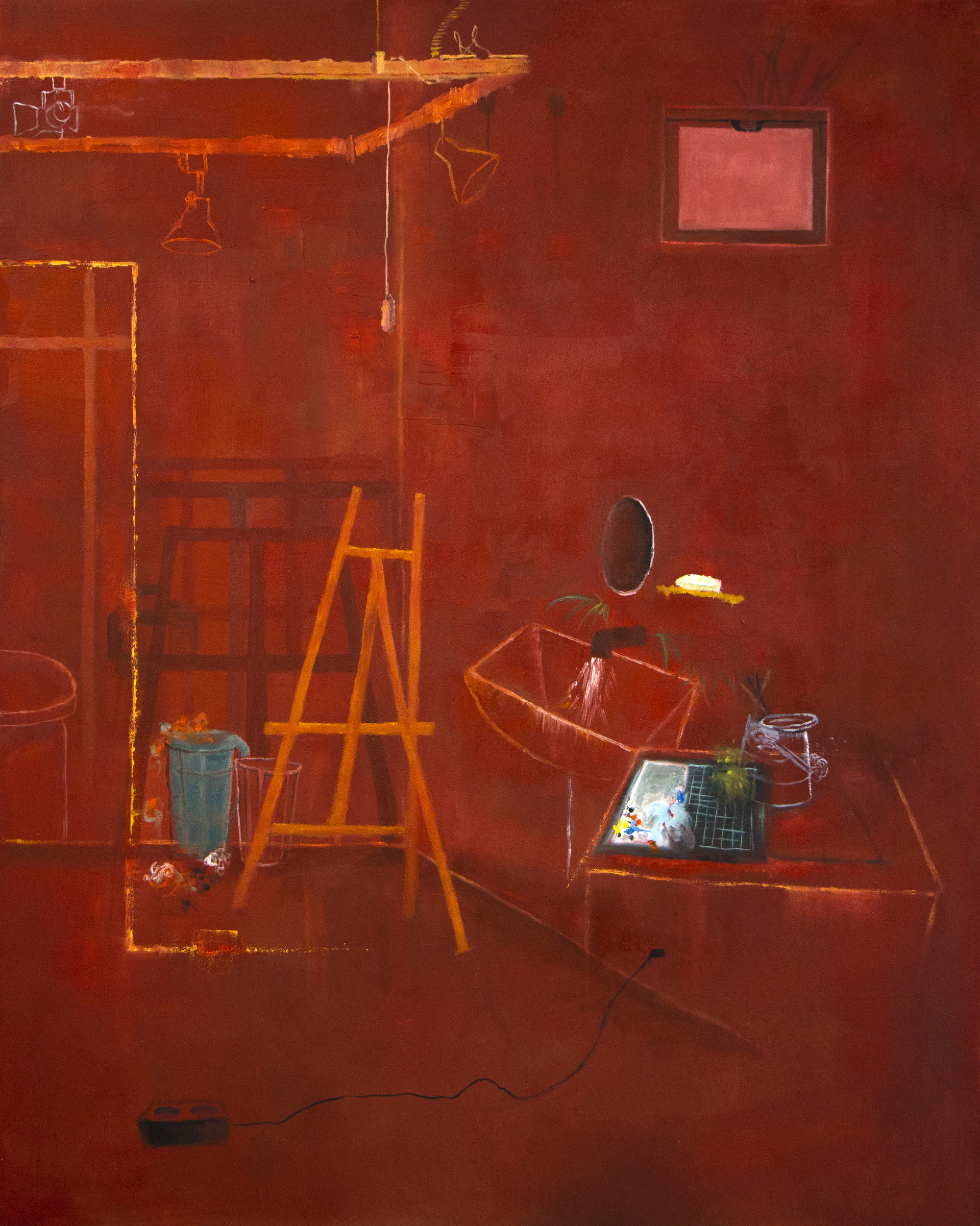 "10:00PM" / 80.3x100cm / oil on canvas / 2020