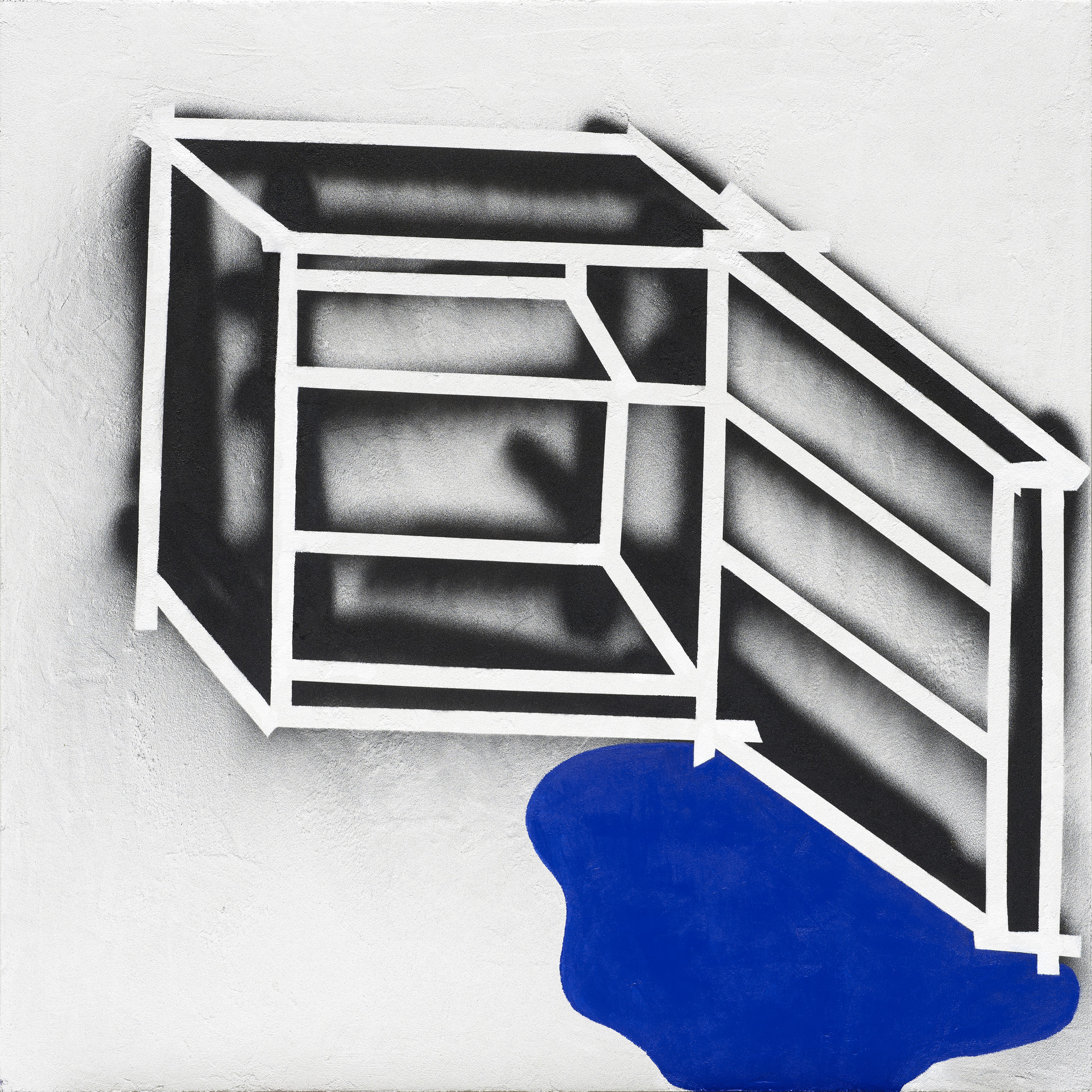 “Fridge” / 2020 / 24inx24in / mixed media on canvas