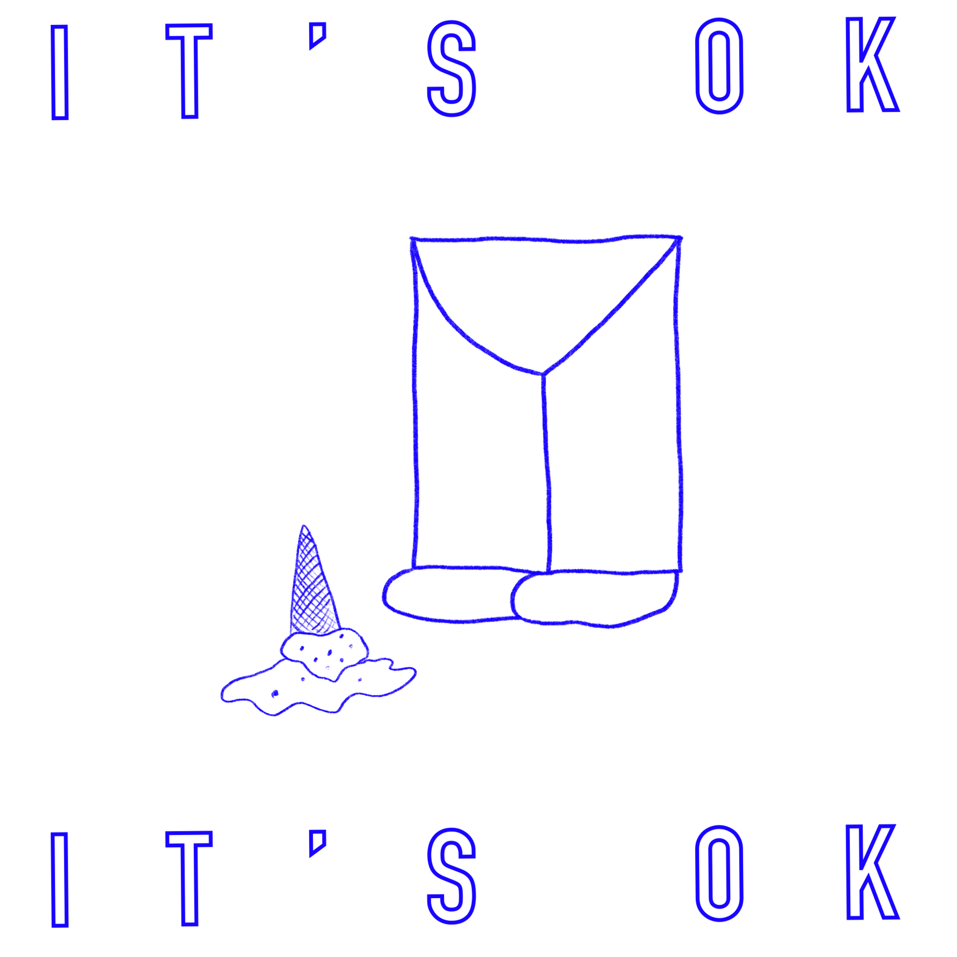 "It’s Okay" / Digital Drawing / 2020