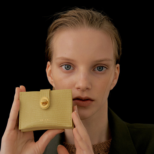 折りたたみ財布 you a use Roto wallet (Lizard khaki) Roto wallet - Lizard khaki : you a use | Official web-site