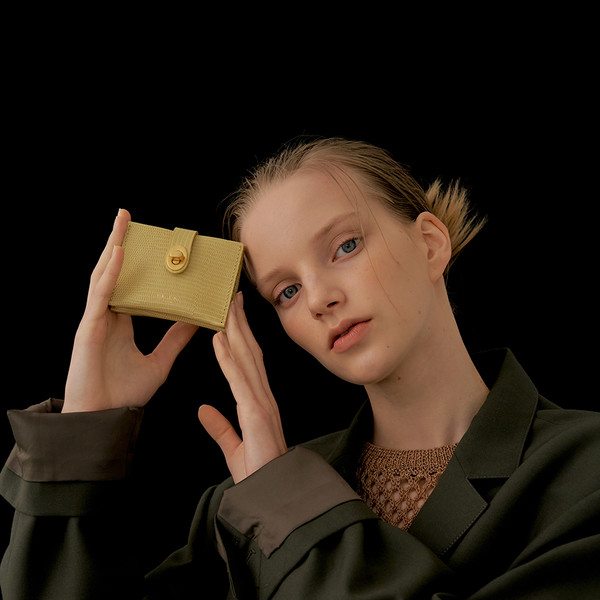 Roto wallet - Lizard yellow beige : you a use | Official web