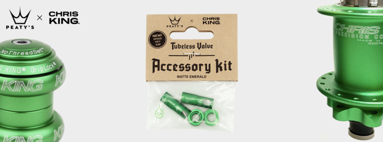 Peaty's x Chris king MK2 Tubeless Valve Accessory Kit 피티스 x ...