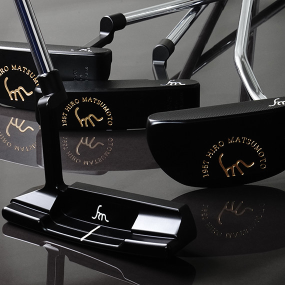 【新品正規品】　ヒロマツモト　MGP-03 (専用カバー付) ヒロ・マツモト チョイス限定 黒染めヘッド＆ブルーロゴ MGP-03パター