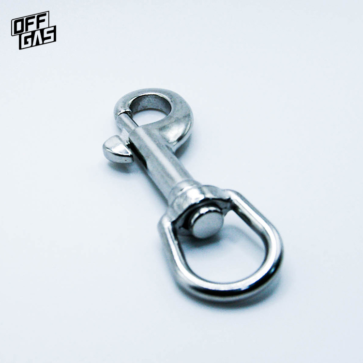 Strong Corrosion Resistant Baosity 316 Stainless Steel Dive Swivel Eye Bolt Snap Hook Keyring Dog Pet Leash Clip