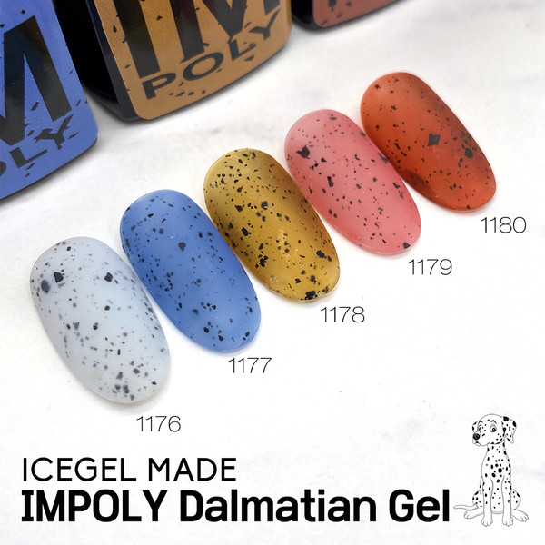 ICEGELダルメシアンジェル セット - 10色 ボトル [IM1171~IM1180
