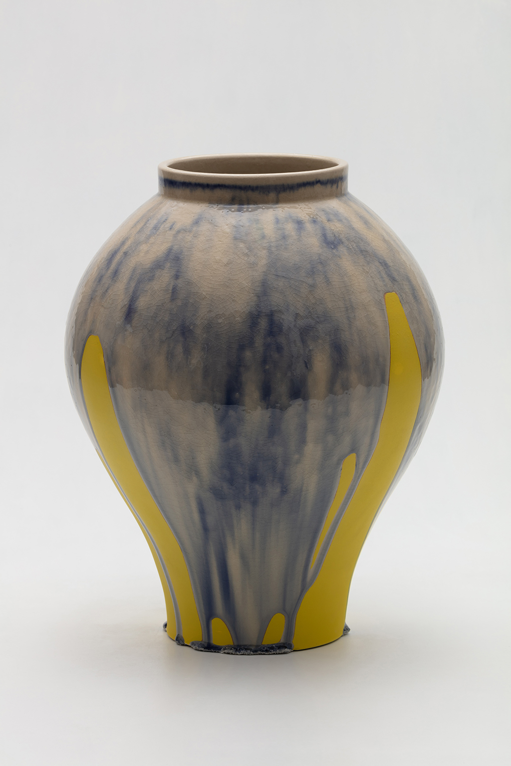 MD-001Y 송죽문대호(W.Porcelain Jar with Pine & Bamboo Design ) / Ceramic, Glaze / 38x49(h)cm, 2020