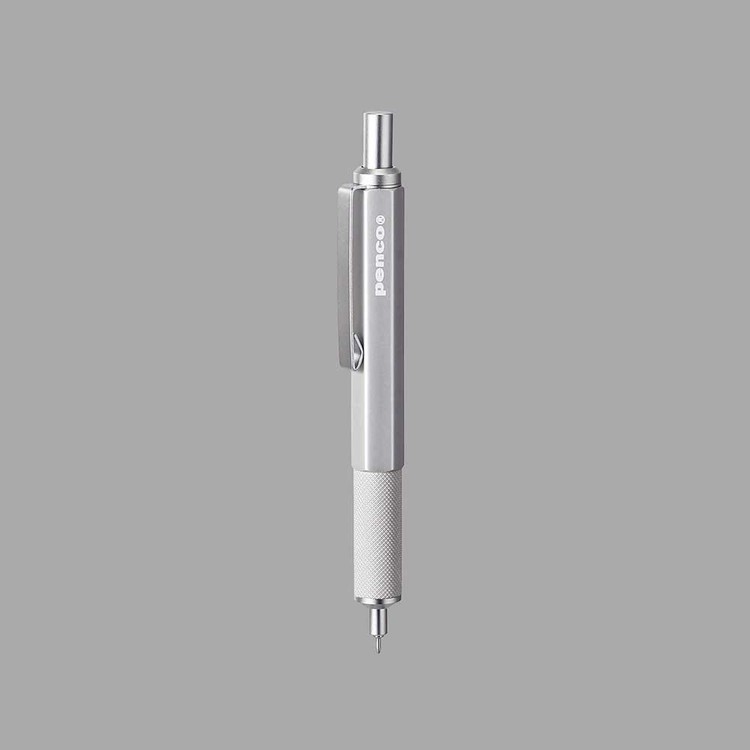 Penco Drafting Writer Mechanical Pencil - 0.5mm Silver