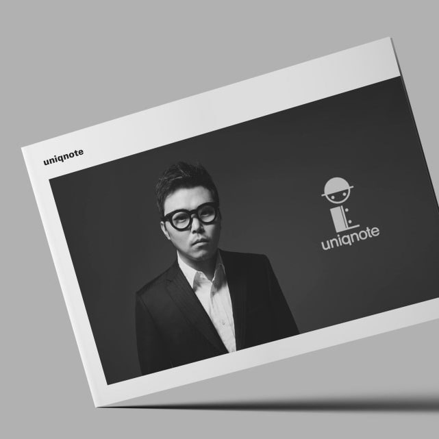 유니크노트 프로필/포트폴리오 디자인 시안 - 유니크노트