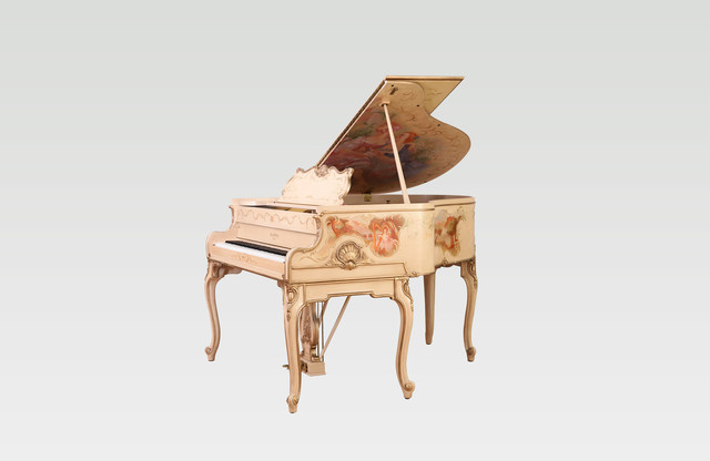 Stieff Country French Style Louis XV Baby Grand Piano