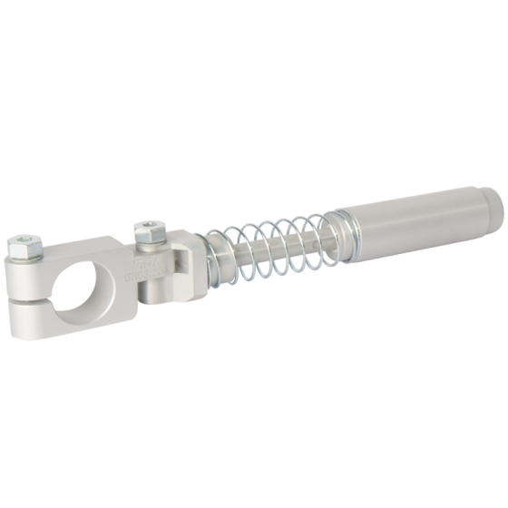 AngleArm springloaded, clampingdiam. 20 mm, shaftdiam. 20 mm