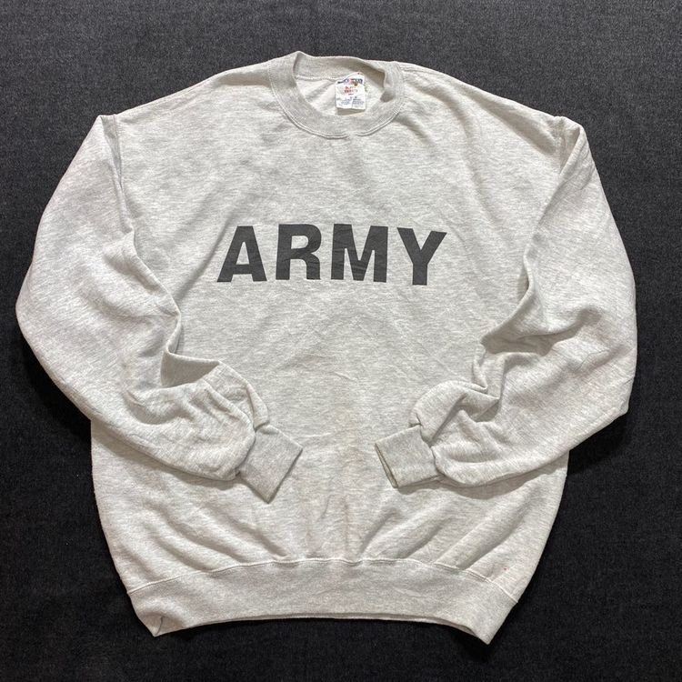 grey army sweatshirt