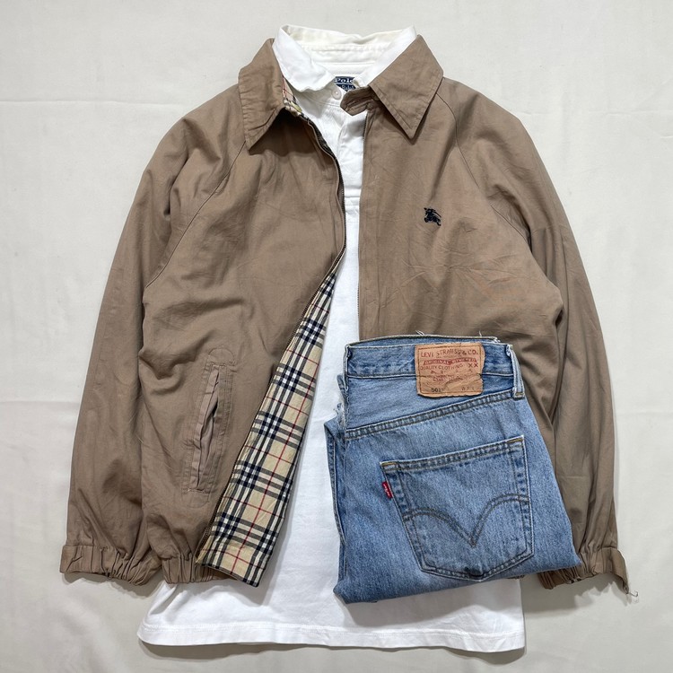 90s Burberry Reversible Blouson Jacket (97-100) : OLDCOMPANY(올드