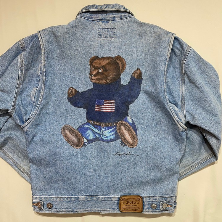 90s Polo Ralph Lauren Polo Bear Denim 