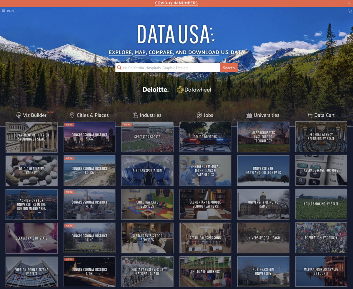 [Resource] Data USA : 바닥 위키 - Badak