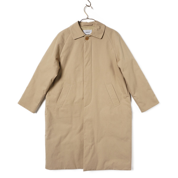 YAECA｜Soutien Collar Coat Standard（Kh・M） Yaeca (Soutien Collar Coat, Japan Made) : 파브리크 스토어 Fabrique