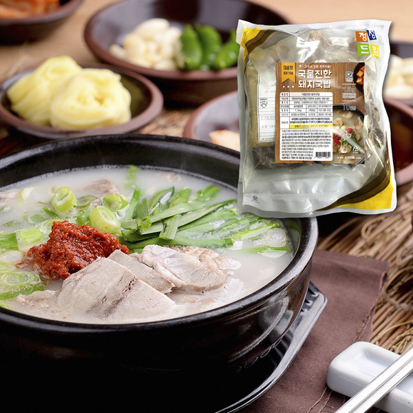 10인분] 국물진한 돼지국밥 1.5Kg : 삼희식품