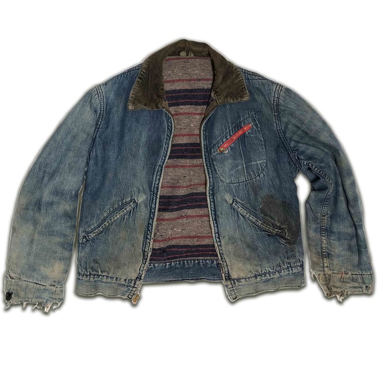 Blue Bell Boro Blanket Lined Denim Zip Jacket : 네오서울