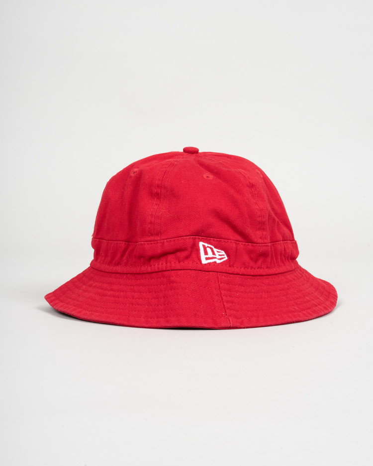 [Free size] NEW ERA Red bucket hat (뉴에라 레드컬러 버킷햇) No. 156 월드피스 다이어트