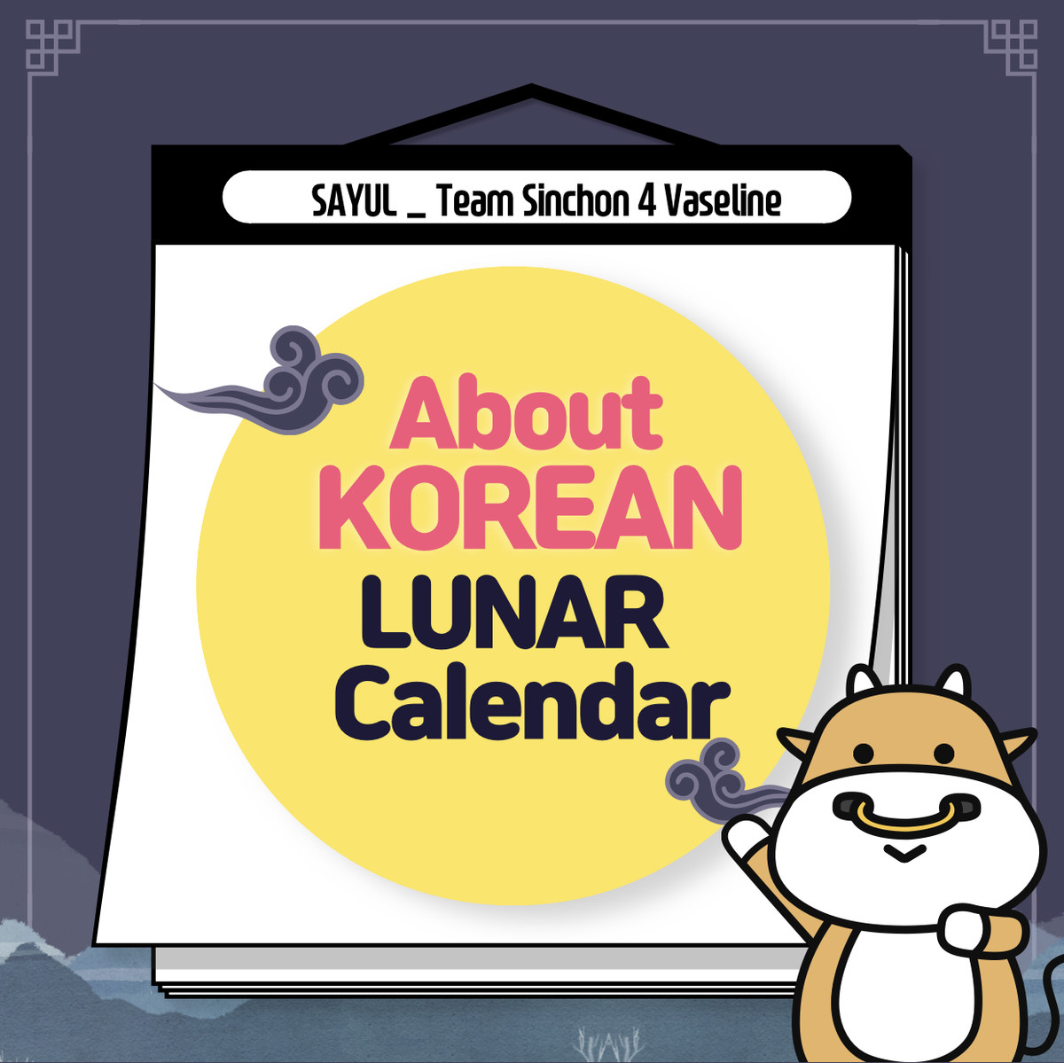 KOREAN LUNAR CALENDAR SAYUL