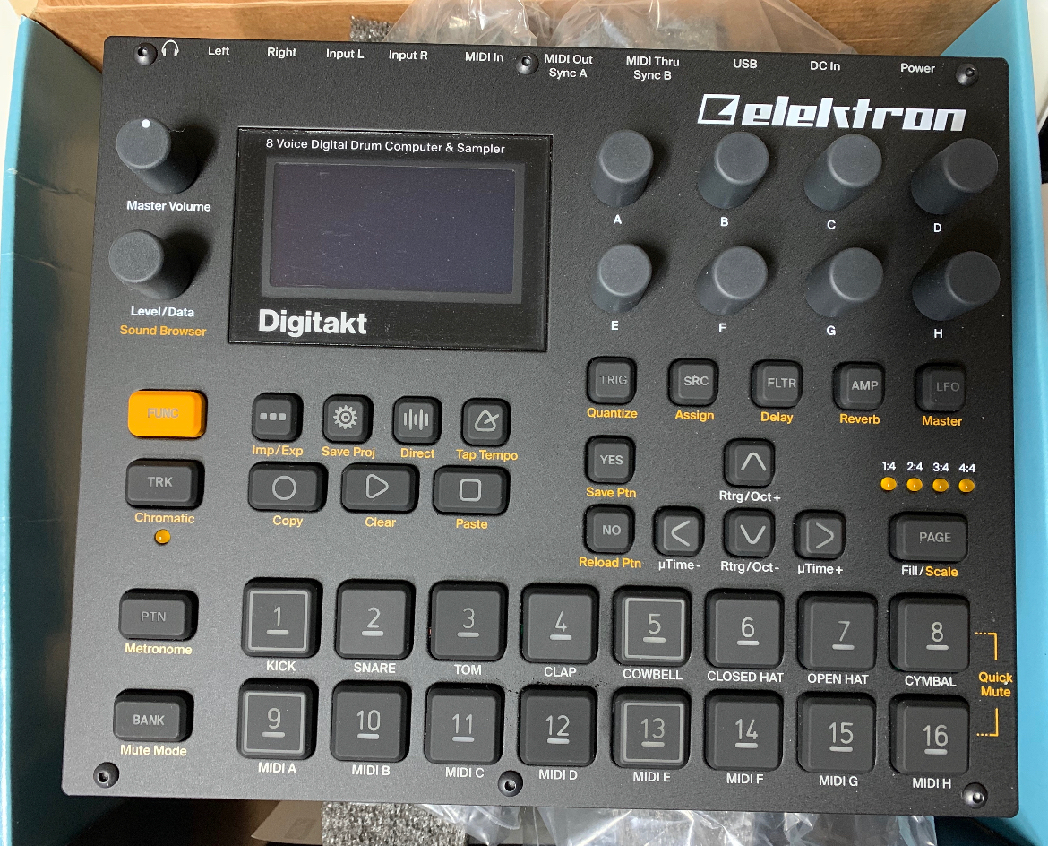 即納・送料無料 Digitakt DDS-8&デッキセイバー 鍵盤楽器