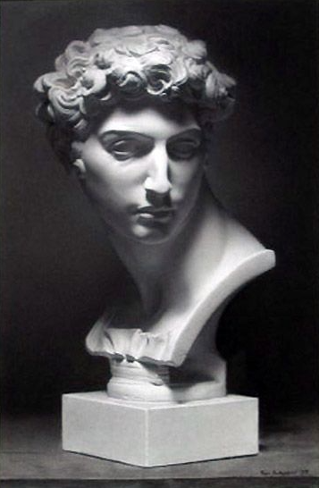 Julien plaster statue