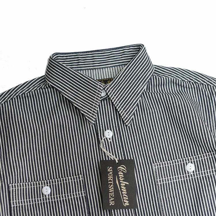 10oz Hickory Stripe Shirt : Semi Basement General Store
