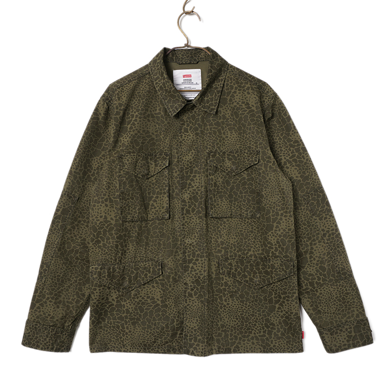 12ss Supreme Giraffe Camo Field Jacket M Supreme Giraffe Camo