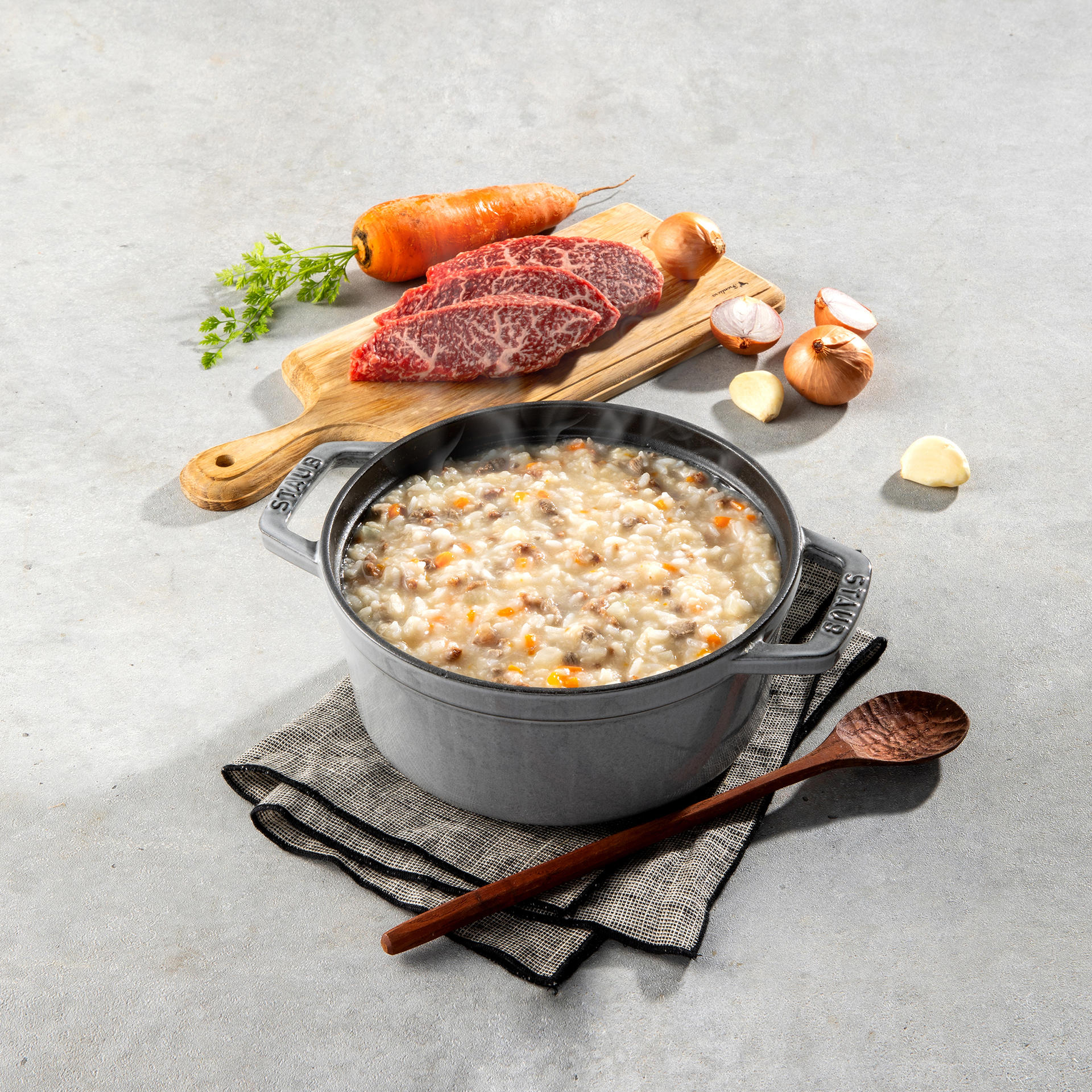 [은장어죽]<br>은장어 육수로 만든<br>소고기죽