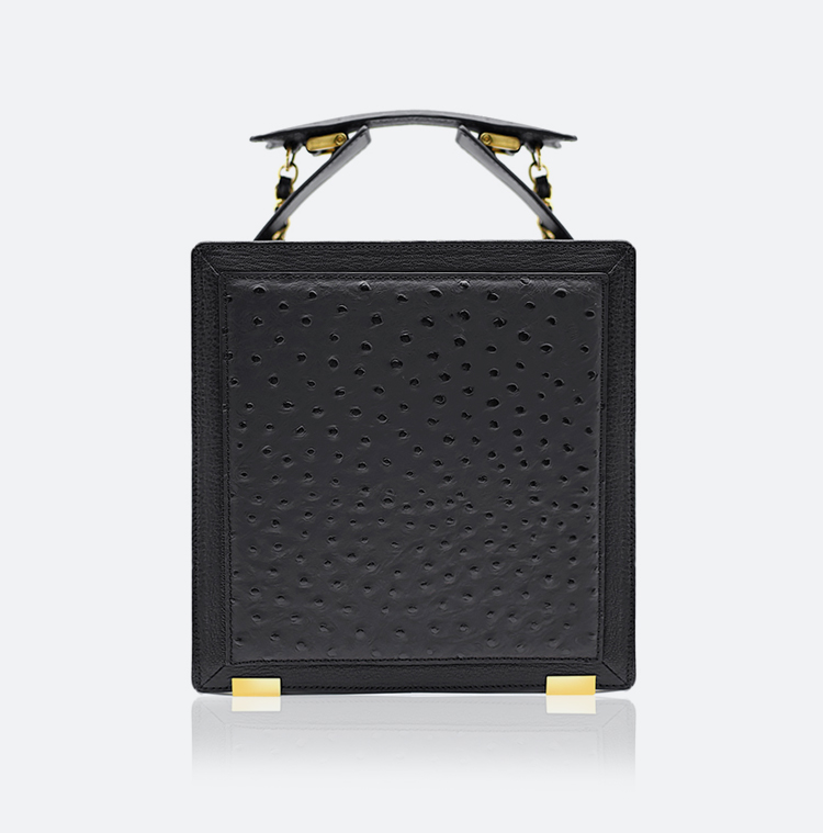 Webster Mini-Crocodile( Ostrich-effect )-Black : 아임봄 - IMVOM | Luxury ...