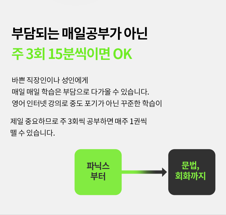 부담되는 매일 학습이 아닌 주 3회 15분씩이면 충분한 777 영어학습지