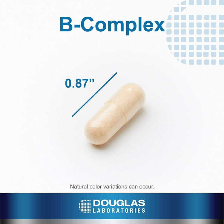 더글라스랩스 B-컴플렉스, 60캡슐 / Douglas Laboratories - B-Complex W/ Metafolin ...