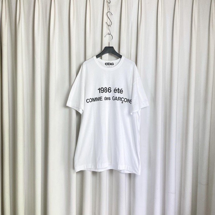 1986 ete CDG SHIRT（コムデギャルソン スタッフシャツ M） www