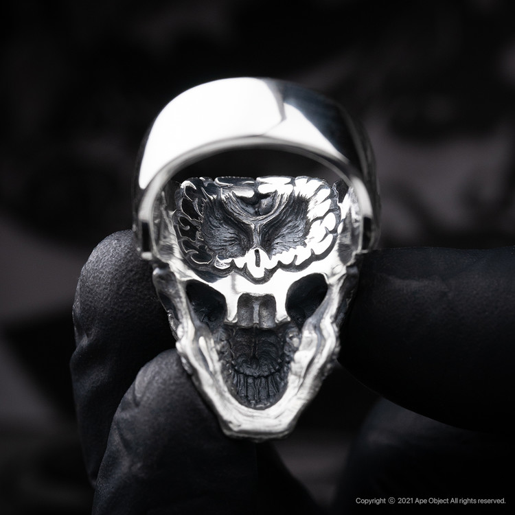 Hemonga hot sale skull ring