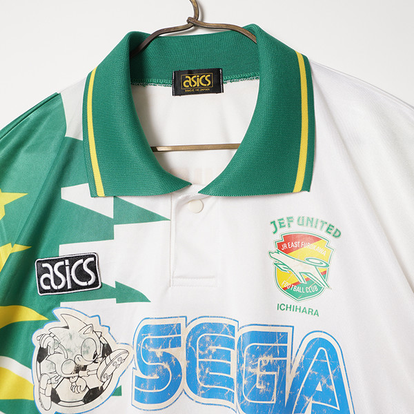 JEF UNITED Ichihara ASICS ポロシャツ Jef United Ichihara by Asics (93-94 Away Jersey, Japan Made