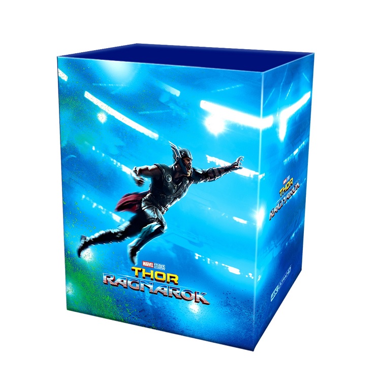 블루레이] 토르: 라그나로크 ONE CLICK BOX 스틸북 한정판 (10Disc:4K