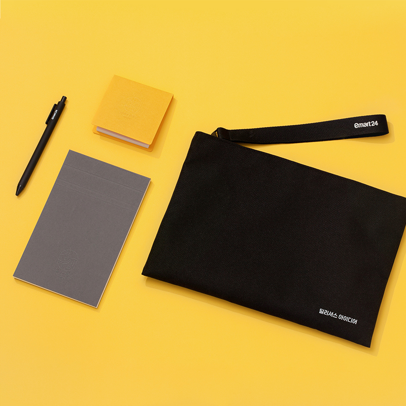 emart24 로고스트랩 파우치 Kit